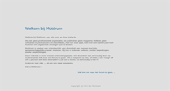 Desktop Screenshot of motorum.be