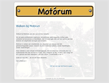 Tablet Screenshot of motorum.be